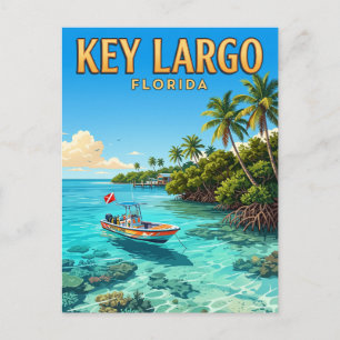 Key Largo Florida Postcard