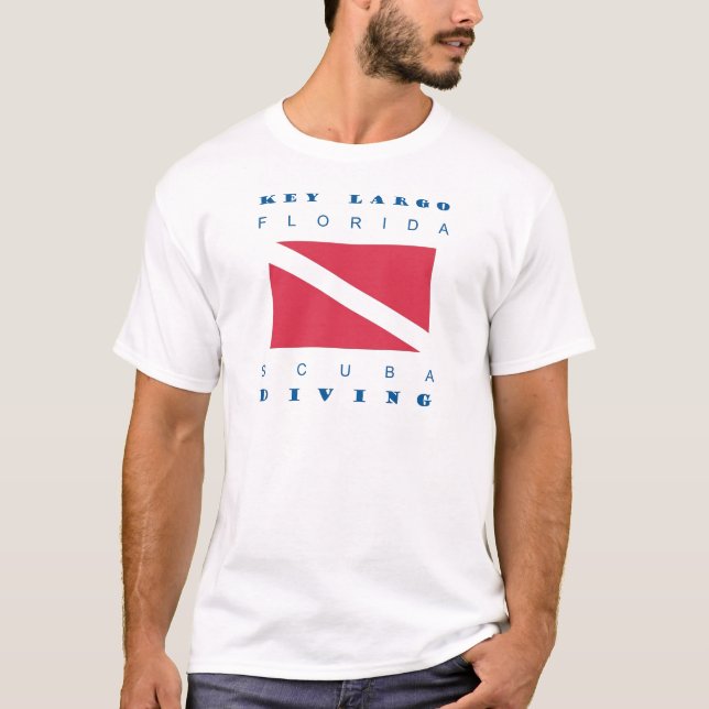 Key Largo Florida Scuba Dive T-Shirt (Front)