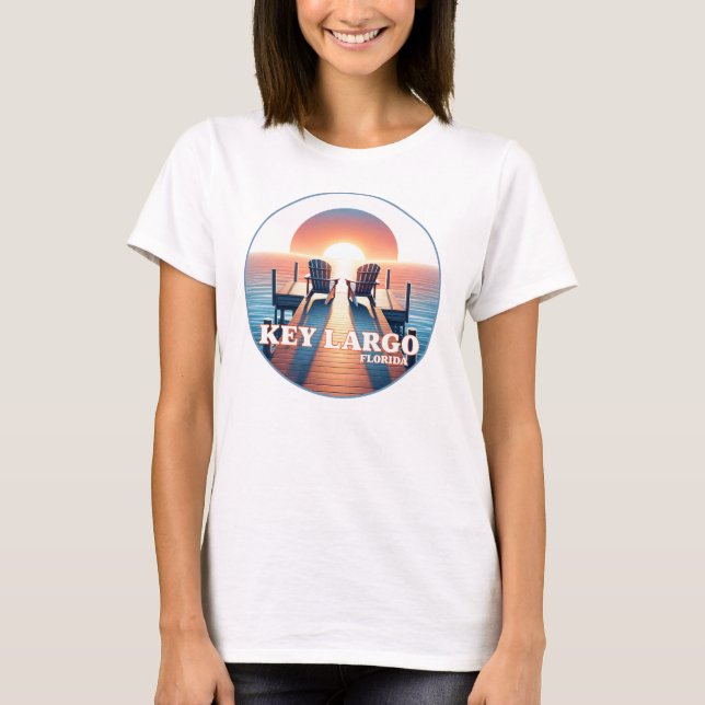 Key Largo Florida USA T-Shirt (Front)
