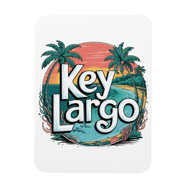 Key Largo Magnet (Vertical)