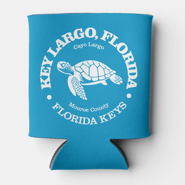 Key Largo (sea turtle) Can Cooler (Front)