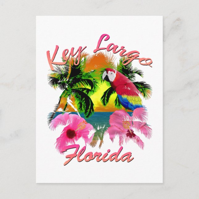 Key Largo Trop Rock Music Postcard (Front)