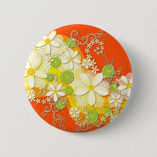 Key Lime Garland Button (Front)