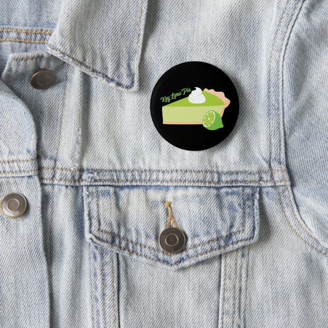 Key Lime Pie 2 Inch Round Button (In Situ)