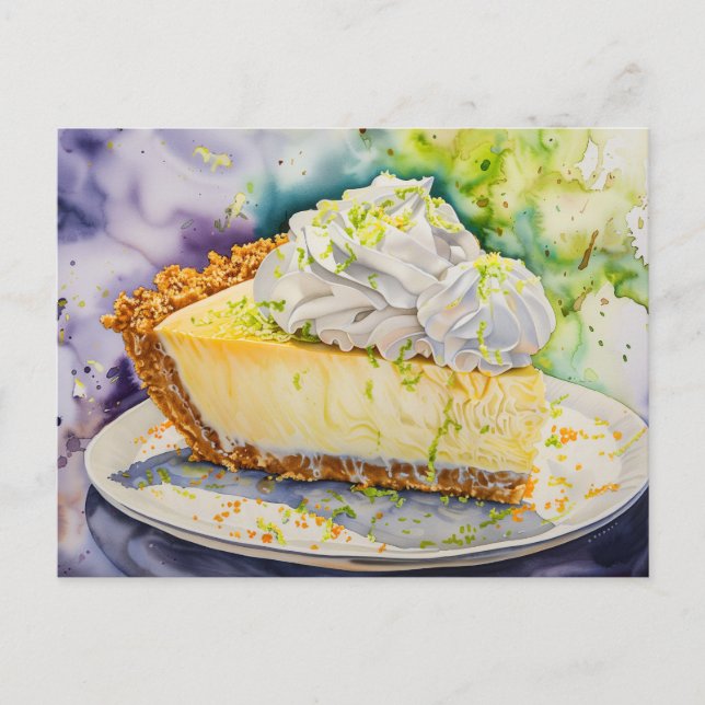 Key Lime Pie Postcard (Front)