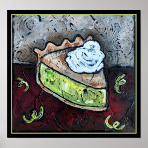 Key Lime Pie Poster
