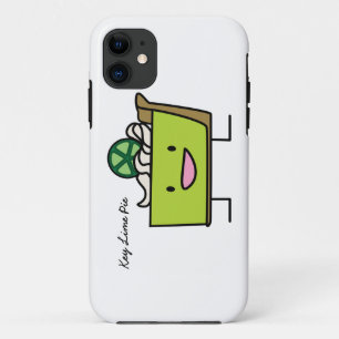 Key Lime Pie sour lemon tart dessert slice graham iPhone 11 Case
