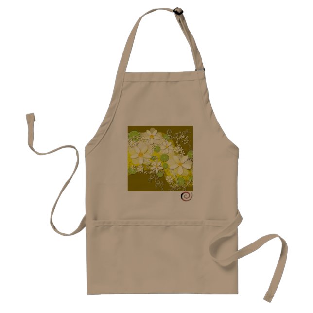 Key Lime Tropical Wave Apron (Front)