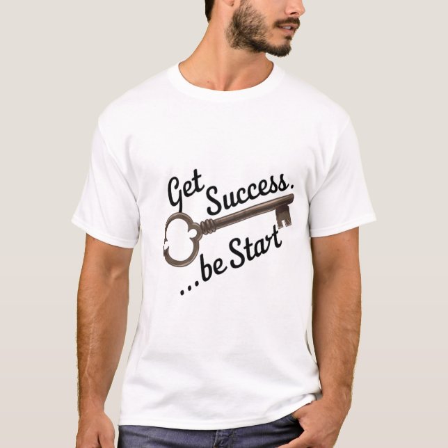 "Key" Men's Basic T-Shirt (Front)