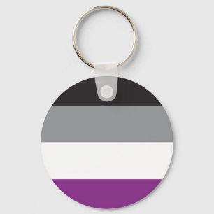 Key ring Asexual Flag - Love is Love
