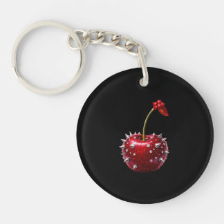 Key Ring - modern cherry design