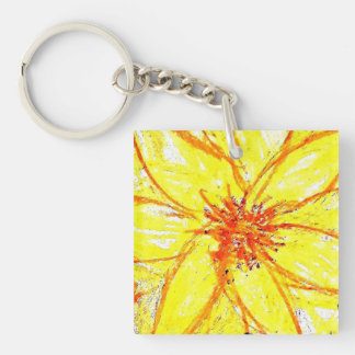 Key Ring Square (single-sided) Contrast