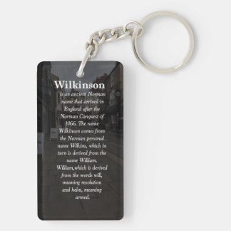 Key Ring With Family Name Meaning & Crest