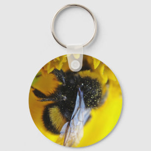Key supporter large bumblebee keychain