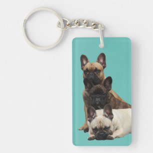 Key supporters of French Bulldoggen Keychain