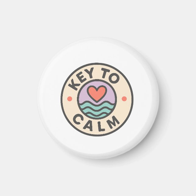 Key to Calm | School Support Thank You Gift Magnet (Front)