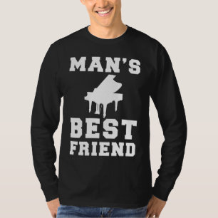 Key to Comedy: Piano - Mans Best Friend Tee for Mu