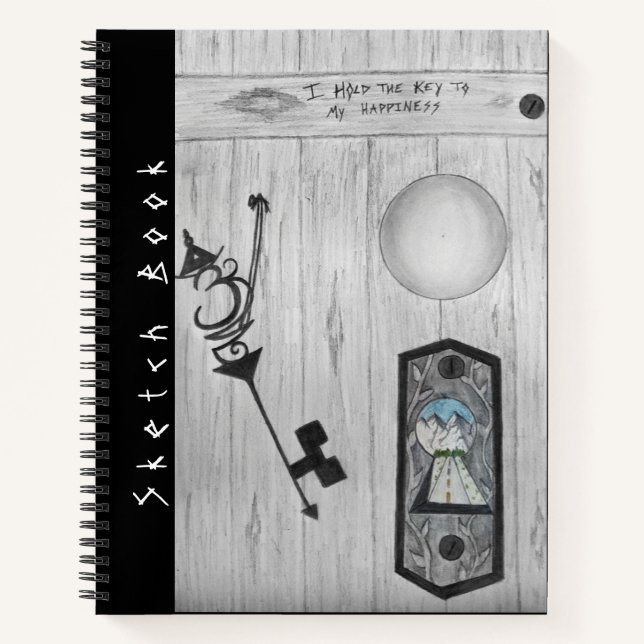 Key to Happiness Sketch Book (Front)