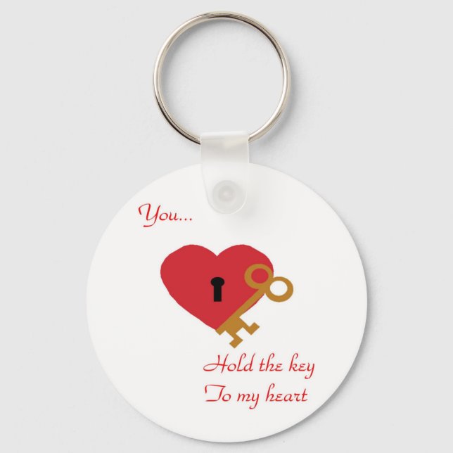 Key to Heart Keychain (Front)
