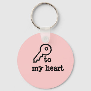"key to my heart" keychain