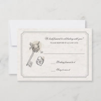 Key To My Heart Response Cards