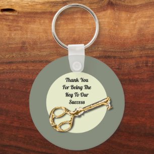 Key To Success Business Appreciation Keychain