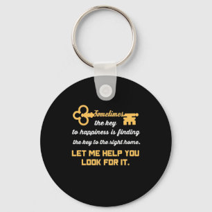 Key To Your New House Keychain