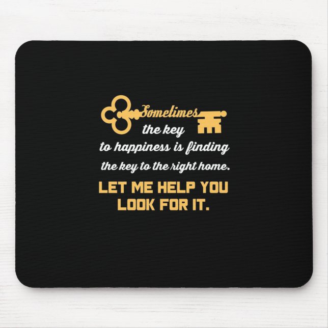 Key To Your New House Mouse Pad (Front)