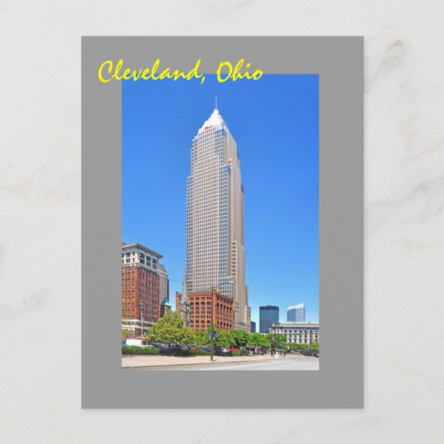 Key Tower, Cleveland, Ohio, U.S.A. Postcard (Front)