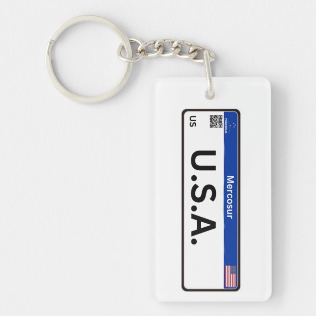 Key USA Mercosr Keychain (Front)