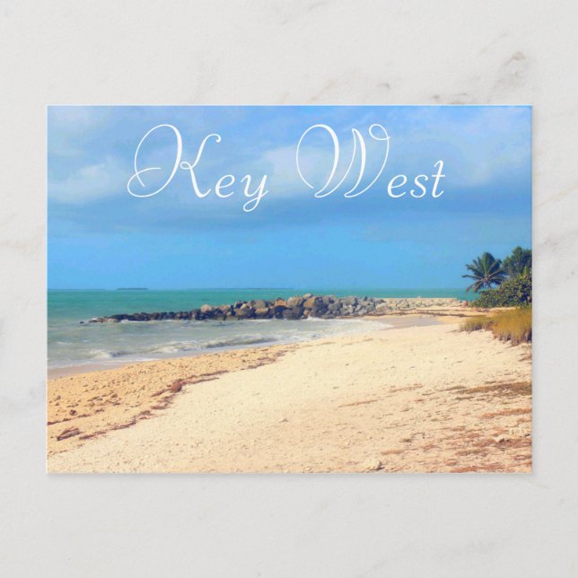 Key West Beach Postcard (Front)