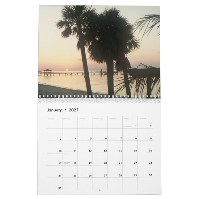 Key West Beauty by Scott S. Jones Calendar (Jan 2027)