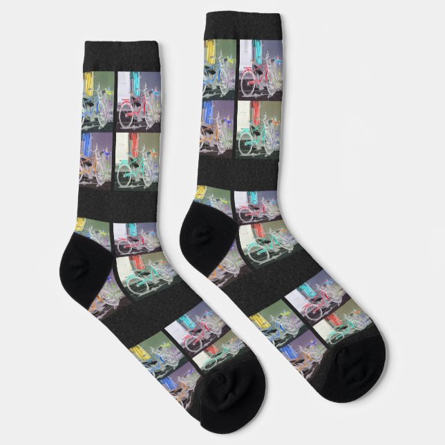 Key West Bicycle Crew Socks (Right)