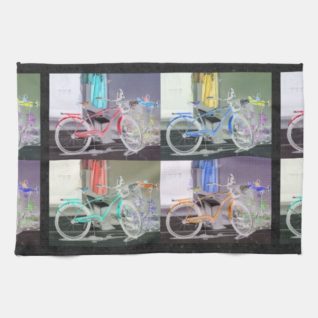 Key West Bicycle Kitchen Towel (Horizontal)