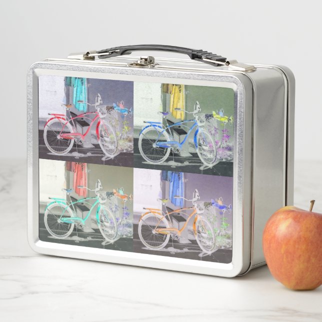 Key West Bicycle Metal Lunch Box (In Situ)