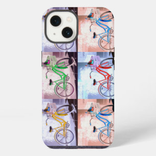 Key West Bicycle Pattern iPhone 13 Case