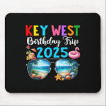Key West Birthday Trip 2025 Matching Friends Group Mouse Pad<br><div class="desc">Key West Birthday Trip 2025 Matching Friends Group Summer</div>