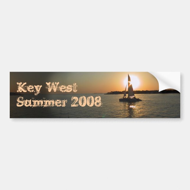 Key West Bumper Sticker (Front)