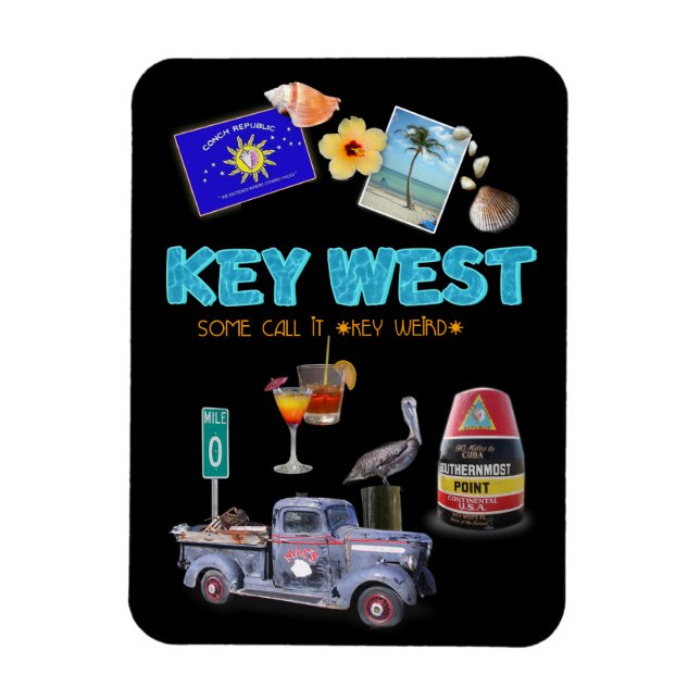 Key West Collage Magnet (Vertical)