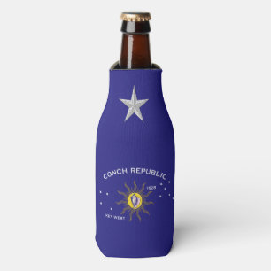 Key West Conch Republic Flag Bottle Cooler