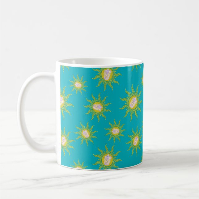 Key West Conch Republic Sun Summer Coffee Mug (Left)