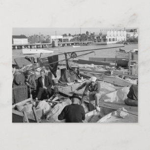 Key West Fishermen, 1930s Postcard