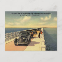 Key West FL Overseas Highway No Seasickness 1940s