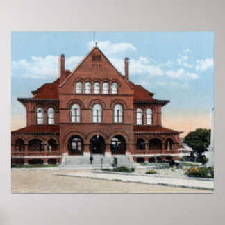 Key West Florida Court House Poster