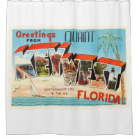 Key West Florida FL Old Vintage Travel Souvenir