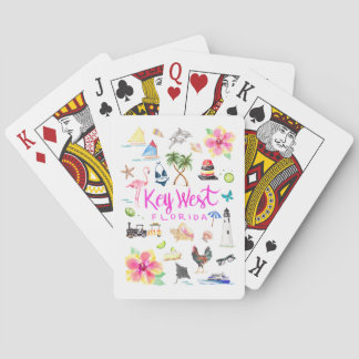 Key West Florida Illustrated Playing Cards