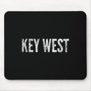 Key West Florida Keys Beach Sunset Fishing Tee Mouse Pad