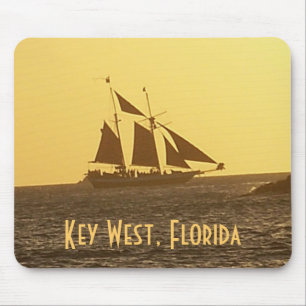 Key West Florida Keys Clipper Ship MousePad Photo