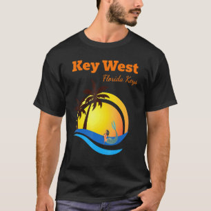 Key West Florida Keys Tropical Mermaid Vacation So T-Shirt