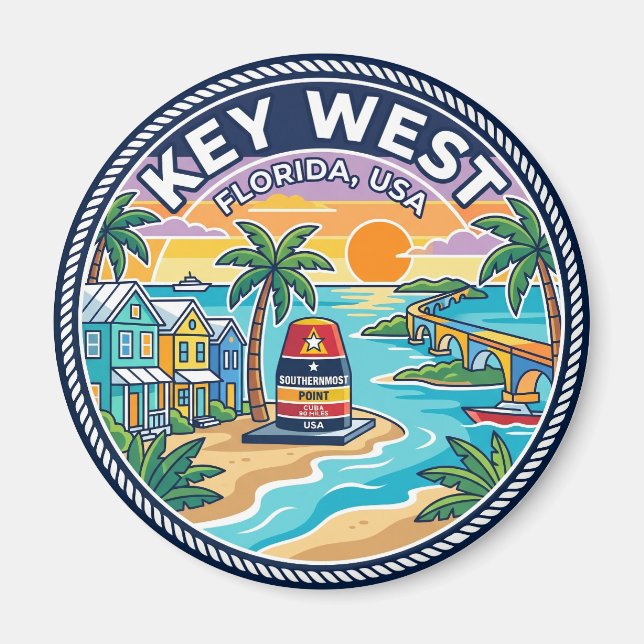 Key West Florida Magnet (Front)